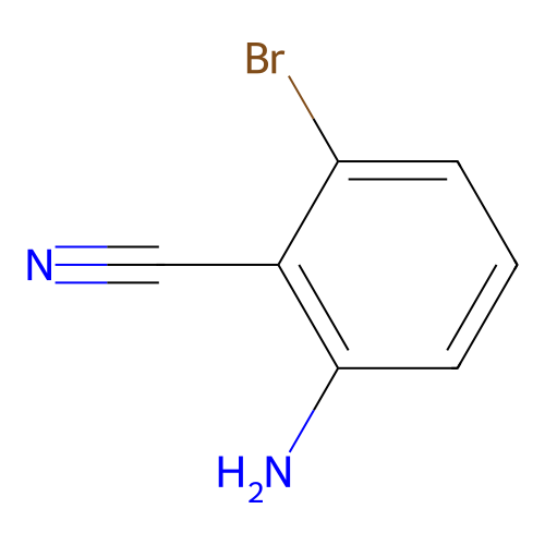 2-Amino-6-bromobenzonitrile structure