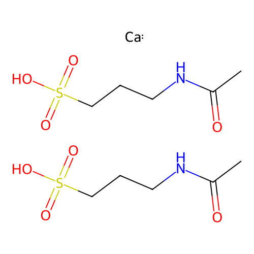 Acamprosate calcium structure