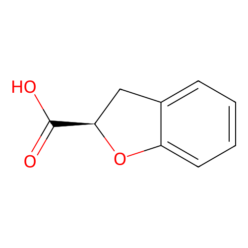 (R)-2,3-Dihydrobenzofuran-2-carboxylic acid structure