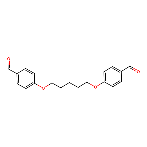 4-[5-(4-Formylphenoxy)pentoxy]benzaldehyde structure