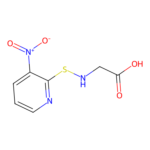 3-Nitro-2-pyridine-sulfenyl glycine structure