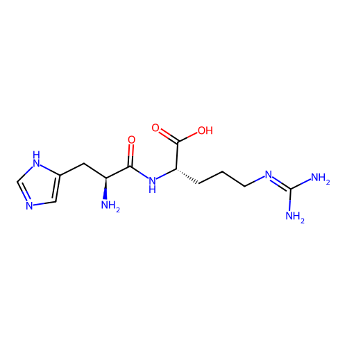 L-Histidyl-L-arginine structure