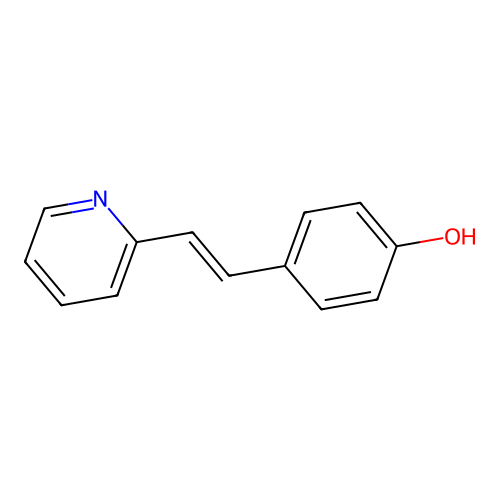 4-Hydroxystyrylpyridine structure