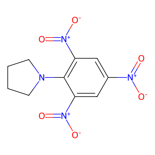 1-(2,4,6-Trinitrophenyl)pyrrolidine structure