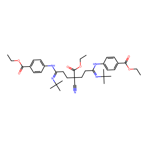 ethyl 4-[tert-butyl-[7-(N-tert-butyl-4-ethoxycarbonylanilino structure