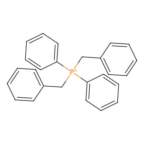 Dibenzyl-diphenyl-phosphanium structure