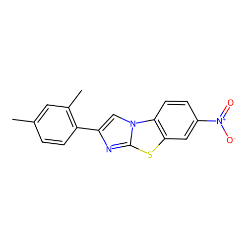2-(2,4-Dimethylphenyl)-7-nitro-4-hydroimidazo[2,1-b]benzothiazole structure