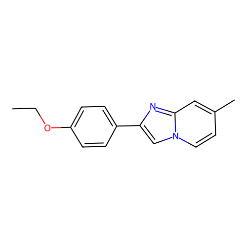 2-(4-Ethoxyphenyl)-7-methylimidazo[1,2-a]pyridine structure
