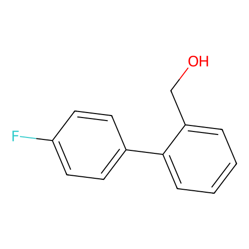 (4'-Fluorobiphenyl-2-yl)methanol structure