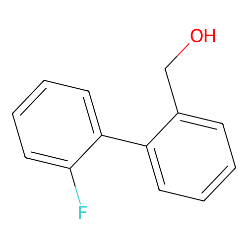 (2-Fluorophenyl)-benzene methanol structure