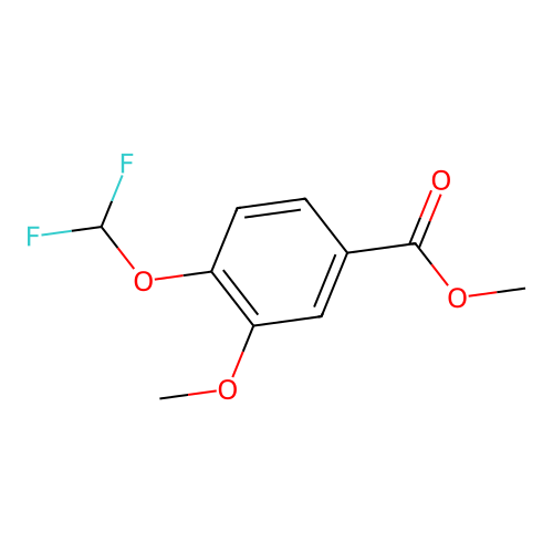Methyl 4-(difluoromethoxy)-3-methoxybenzoate structure