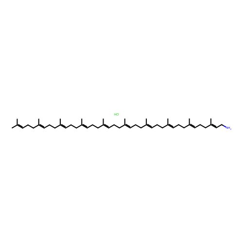 Decaprenylamine hydrochloride structure
