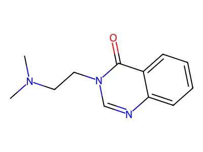 3-[2-(dimethylamino)ethyl]quinazolin-4(3H)-one structure