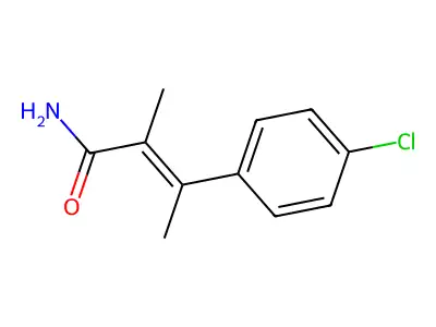 Cinnamamide, p-chloro-alpha,beta-dimethyl-, (E)- structure