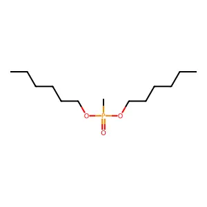 Phosphonic acid, methyl-, dihexyl ester structure