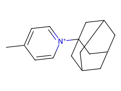 1-(1-Adamantyl)-4-methylpyridinium structure