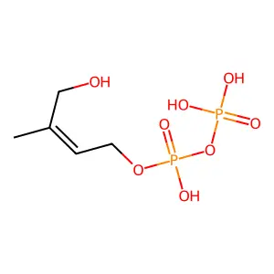 P-(4-羟基-3-甲基-2-丁烯-1-基)三氢焦磷酸 structure
