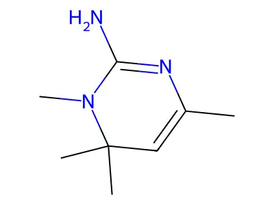 1,4,6,6-Tetramethylpyrimidin-2-amine structure