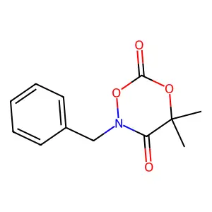2-Benzyl-4,4-dimethyl-1,5,2-dioxazinane-3,6-dione structure