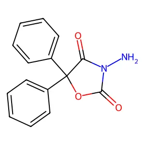 3-Amino-5,5-diphenyl-1,3-oxazolidine-2,4-dione structure