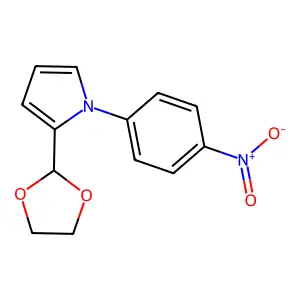 2-[1-(4-Nitrophenyl)pyrrol-2-yl]-1,3-dioxolane structure