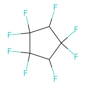 Cyclopentane, 1H,3H-octafluoro- structure