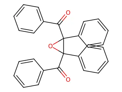 (2,3-Diphenyloxirane-2,3-diyl)bis(phenylmethanone) structure