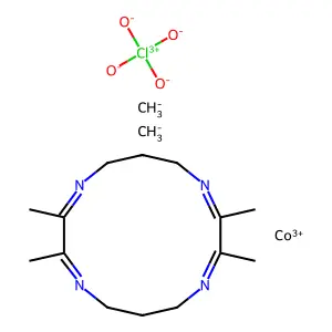 C16H30CoN4.ClO4 structure