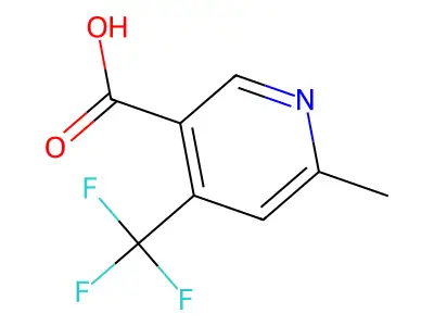 6-Methyl-4-(trifluoromethyl)nicotinic acid structure