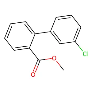 Methyl 2-(3-chlorophenyl)benzoate structure