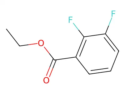 Benzoic acid, 2,3-difluoro-, ethyl ester structure