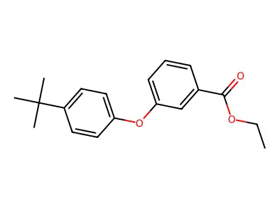 Ethyl 3-(4-tert-butylphenoxy)benzoate structure