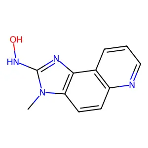 N-Hydroxy-3-methyl-3H-imidazo(4,5-f)quinolin-2-amine structure