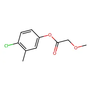 4-Chloro-3-methylphenyl 2-methoxyacetate structure