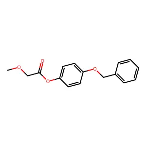 4-(Benzyloxy)phenyl methoxyacetate structure