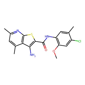 C18H18ClN3O2S structure