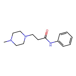 3-(4-methylpiperazin-1-yl)-N-phenylpropanamide structure