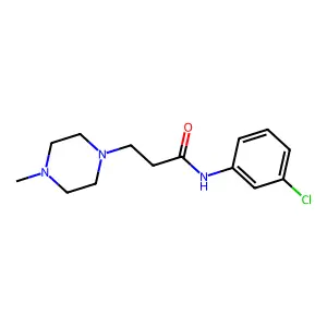 N-(3-Chloro-phenyl)-3-(4-methyl-piperazin-1-yl)-propionamide structure