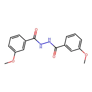 3-methoxy-N'-(3-methoxybenzoyl)benzohydrazide structure
