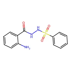 Benzenesulfonic acid, (o-aminobenzoyl)hydrazide structure