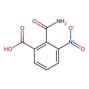 2-Carbamoyl-3-nitrobenzoic acid structure