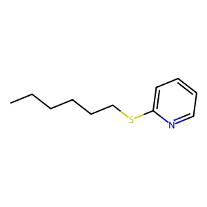 2-(Hexylsulfanyl)pyridine structure