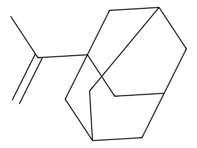 1-Isopropenyladamantane structure