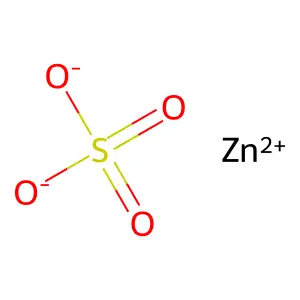 硫酸锌 structure