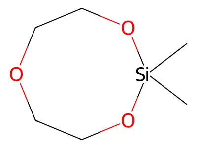 1,3,6-Trioxa-2-silacyclooctane, 2,2-dimethyl- structure