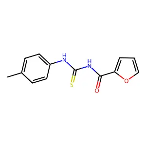 N-[(4-methylphenyl)carbamothioyl]furan-2-carboxamide structure