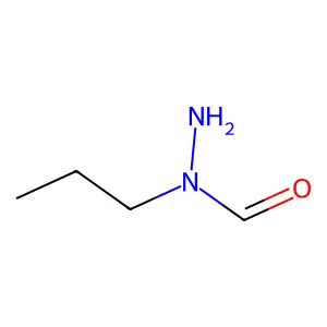 N-n-propyl-N-formylhydrazine structure