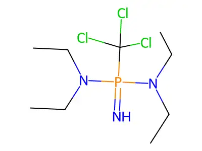 Phosphonimidic diamide, N,N,N',N'-tetraethyl-P-(trichloromethyl)- structure