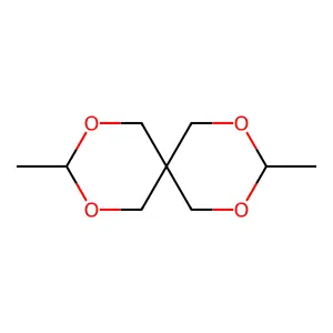 2,4,8,10-Tetraoxaspiro[5.5]undecane, 3,9-dimethyl- structure