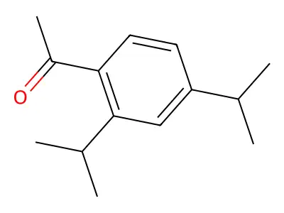 1-(2,4-Bis(1-methylethyl)phenyl)ethan-1-one structure